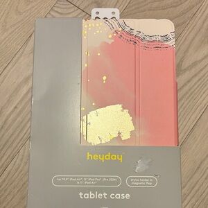 Heyday Coral and Gold Tablet Case